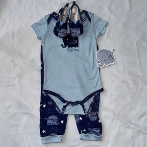 New Cute Big hug elephant set 12 months from brand little beginnings